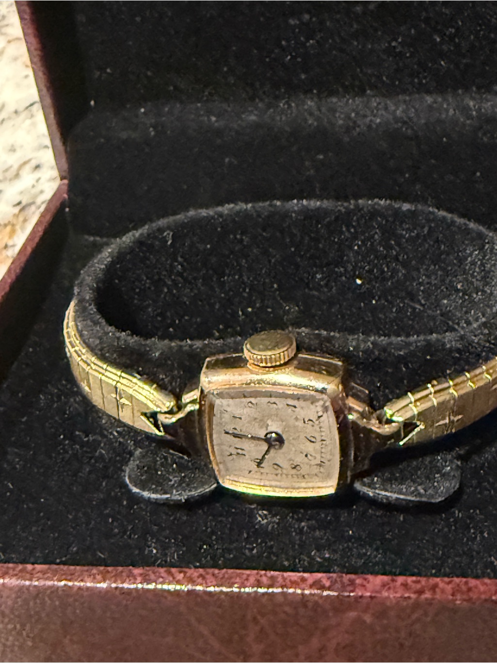Rolex Standard 1917 Womens Gold Tone Vintage Bracelet Watch